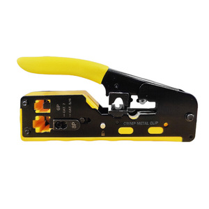 คีมหนีบสายไฟ6P 8P อเนกประสงค์คีมตัดคีม Cat6 Cat5e เครือข่าย RJ45 Cat7ผ่าน - Product Image 3