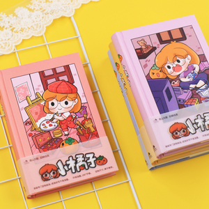 Cute Small Orange Cover Personalized <strong>Notebook</strong> <strong>Customization</strong> 63 Page Paper <strong>Notebooks</strong> for Handbook <strong>Making</strong> - Product Image 3
