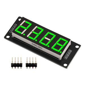 TM1637モジュール0.56 "0.56インチ7セグメントデジタルディスプレイチューブ4桁LEDモジュールボード赤緑青白 - Product Image 6