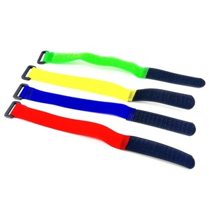 Sustainable adhesion strip with plastic buckle tape reusable custom size nylon <strong>Hook</strong> <strong>and</strong> <strong>Loop</strong> cable ties fastener tape - Product Image 2