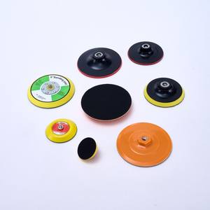 थ्रेड थोक सैंडिंग डिस्क पेपर पैड धारक गोल हुक और लूप बैक पैड कार पॉलिशिंग पैड - Product Image 5