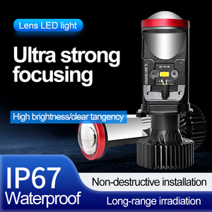 H4 Bi עדשת LED פנסי רכב <span class=keywords><strong>Y8</strong></span> אור נמוך אור מקרן מנורת מקרן 40W 24V LED פנס נורת זרקור OE H7 אופנוע