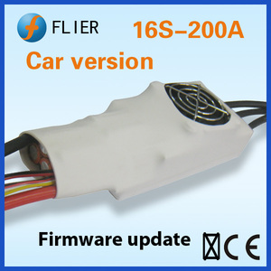Flier 16s 200amp высокомощный esc bldc контроллер скорости двигателя для rc грузовика гоночного автомобиля - Product Image 2