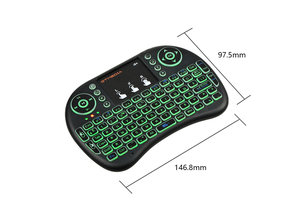 GTMEDIA I8 + español recargable 2,4G Mini teclado inalámbrico con RGB retroiluminado - Product Image 6
