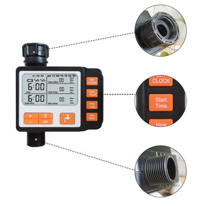 Regolatore elettronico di irrigazione automatico del giardino e del prato con la protezione della pioggia e del sole - Product Image 3