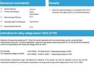 High precision <strong>voltage</strong> <strong>sensor</strong> high frequency <strong>voltage</strong> <strong>sensor</strong> low price 5 years warranty VN2A 25 P00 open loop Hall effect LV 25 - Product Image 6