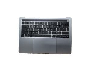 Original nuevo A1989 Top Case para Macbook A1989 Plamrest con teclado Silver Grey Top Case con reemplazo de teclado - Product Image 3