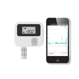 Minew Registrador de datos de temperatura remoto inalámbrico Monitoreo Bluetooth Sensor de monitoreo de temperatura y humedad