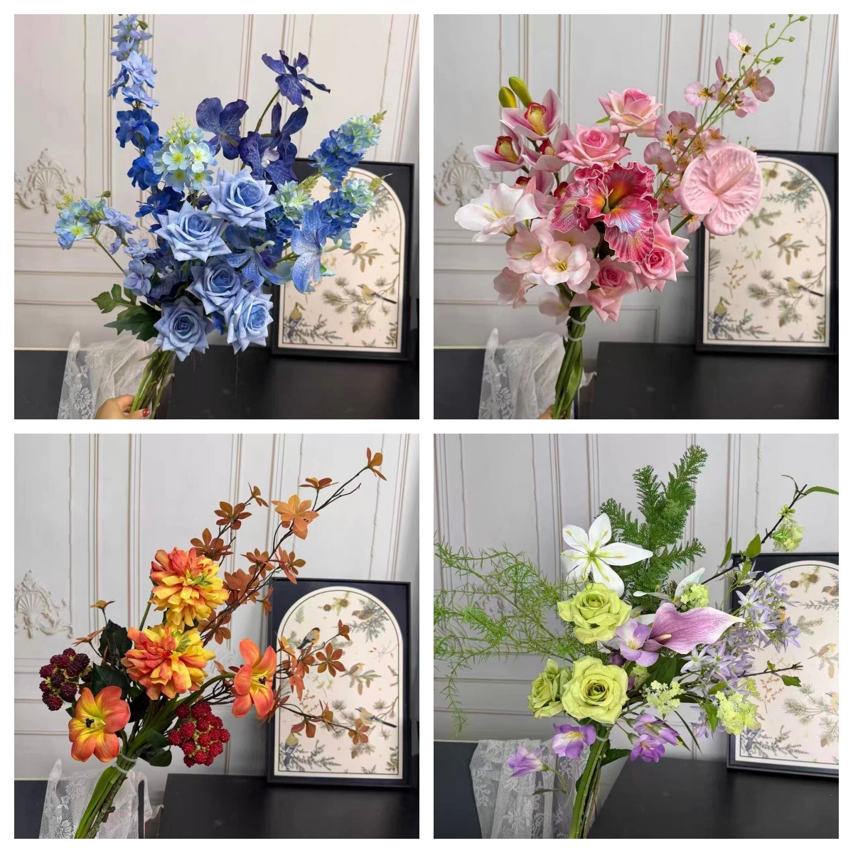 Bouquet de macarons (produit fini expédié avec ruban)