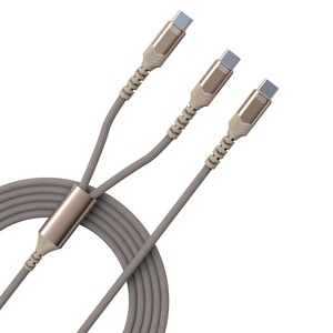 新款设计尼龙编织140W USB C至双C型快速充电数据线，适用于iPhone 16 Macbook iPad - Product Image 6