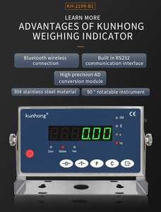 Indicatore di pesatura del Display a LED Bluetooth della bilancia da banco ad alta risoluzione di buona qualità a basso prezzo - Product Image 6