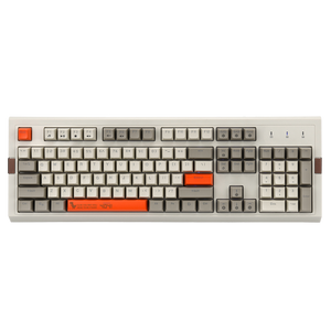 Ajazz AK510 104 teclas PBT Retro con cable RGB Teclado mecánico teclas esféricas con función Macro programable teclado para juegos