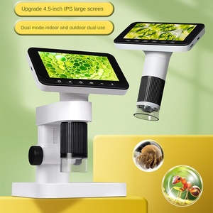 กล้องจุลทรรศน์อิเล็กตรอนสำหรับเด็กใหม่สำหรับนักเรียนชั้นประถมศึกษาตอนต้น กล้องขยายแบบไม่มีหน้าจอแบบมาโครพิเศษ กล้อง 1080p HD 8 LED - Product Image 4