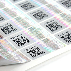 Custom Hologram Anti-fake Qr <strong>Code</strong> Sticker Security Hologram Label for <strong>Verification</strong> System - Product Image 2