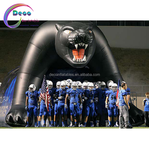 Inflatable thể thao đường hầm Inflatable Đen Panther đường hầm thể thao Inflatable động vật đường hầm wildcat - Product Image 5
