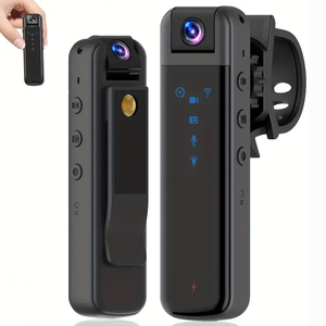 Xách Tay Pocket Cam Video Recorder Máy Ảnh 1080P 180 ° Xoay Ống Kính Mặc Cơ Thể Máy Ảnh Cho Đi Bộ Cưỡi Ngoài Trời Nhà - Product Image 4