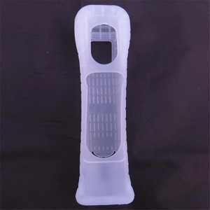 Long <strong>Black</strong> White Extended Protective Skin Silicone Case Cover for <strong>Wii</strong> Without Motion Plus Remote Controller Sleeve FREE SHIPPING - Product Image 3