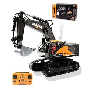 YX RC รถขุดของเล่น360 ° หมุนได้รถควบคุมการก่อสร้างสำหรับการเล่นทรายขนาด2.4กิกะเฮิร์ตซ์16ช่อง - Product Image 1