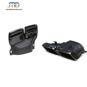 AMG stil karbon Fiber egzoz susturucu boruları ipuçları Benz C/ E/ S/ CLA/ CLS/ GLC GLE/ GLS sınıf - Product Image 5