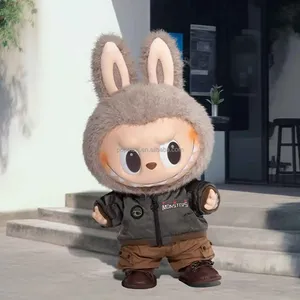 Authentic <strong>Pop</strong> Mart 38cm Tall Vinyl Plush Doll Original 'Monsters-Jump for Joy' Design Cute Face and Big Body Toy Figure - Product Image 6