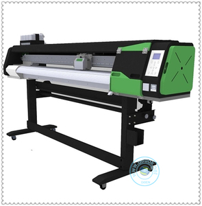 Double Head Print and Cut <strong>Plotter</strong> 3080mm 10' A3 1.3m 1.6m 1.8m Large Format Eco Solvent Printer and Cutter - Product Image 4