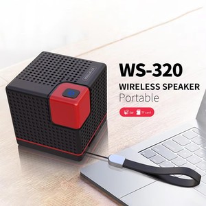 新款2025 IPX5户外扬声器5w高清立体声TWS配对调频野营派对收音机WS320 500毫安便携式蓝牙扬声器 - Product Image 4