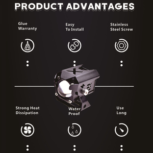Orijinal Mini LED İş işık sürüş Senlo M1 X1 artı lamba sis işık yüksek düşük işın spot için motosiklet ATV SUV traktör - Product Image 3