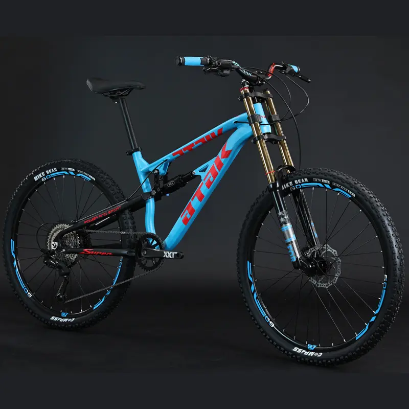 Marco de aleación Bicicletas de montaña 26/27.5 pulgadas SUSPENSIÓN COMPLETA Bicicletas de montaña Venta directa de fábrica MTB a precios baratos