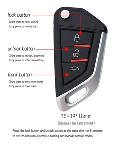 Sistema de alarma de entrada sin llave pasivo para coche, pulsador de arranque DC12 remoto, Kit de parada con 2 llaves inteligentes, envío directo - Product Image 4