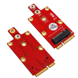 NGFF Key B ไปยังอะแดปเตอร์ Mini Pcie,ไม่มีช่องเสียบการ์ดนาโนซิม M.2ถึง PCI-E สำหรับโมดูล<span class=keywords><strong>3G</strong></span> 4G LTE EM160R-GL EM12-G EM06 RM500Q RM502Q