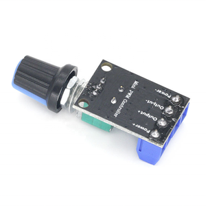 PWM DC regolatore di velocità del motore 5V-16V interruttore di velocità 10A funzione LED Dimming e modulo di controllo della velocità - Product Image 3