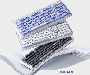 Logi-tech Amber Series K98M Wireless Three-mode Mechanical <strong>Keyboard</strong> 98 Keys <strong>Customized</strong> <strong>Computer</strong> Gaming Office - Product Image 1