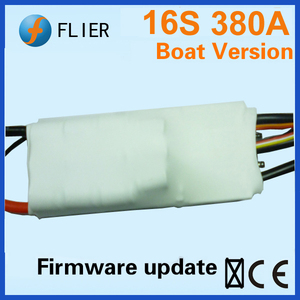 Flier 16s 380a rc esc Бесщеточный электронный контроллер скорости двигателя постоянного тока для радиоуправляемой лодки радиоуправляемой подводной лодки efoil - Product Image 3