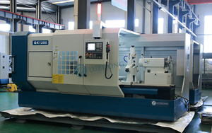 איכות גבוהה מחרטת בר cnc מכונות הידראוליקה חותמות qk1338 qk1343 qkk1350 qk1363 מכונת רתימת מחרטה cnc
