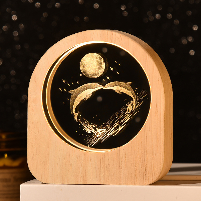 Petite horloge dauphin