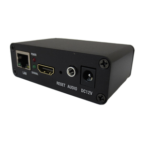 H.265 Encoder per Live Streaming Video HD IP UDP RTMP SRT HTTP HLS RTSP gestione remota ingresso RJ45 per la trasmissione Radio TV - Product Image 1