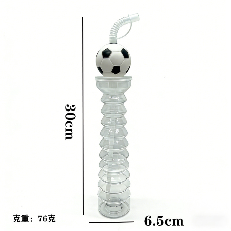 Coconut tree football bottle