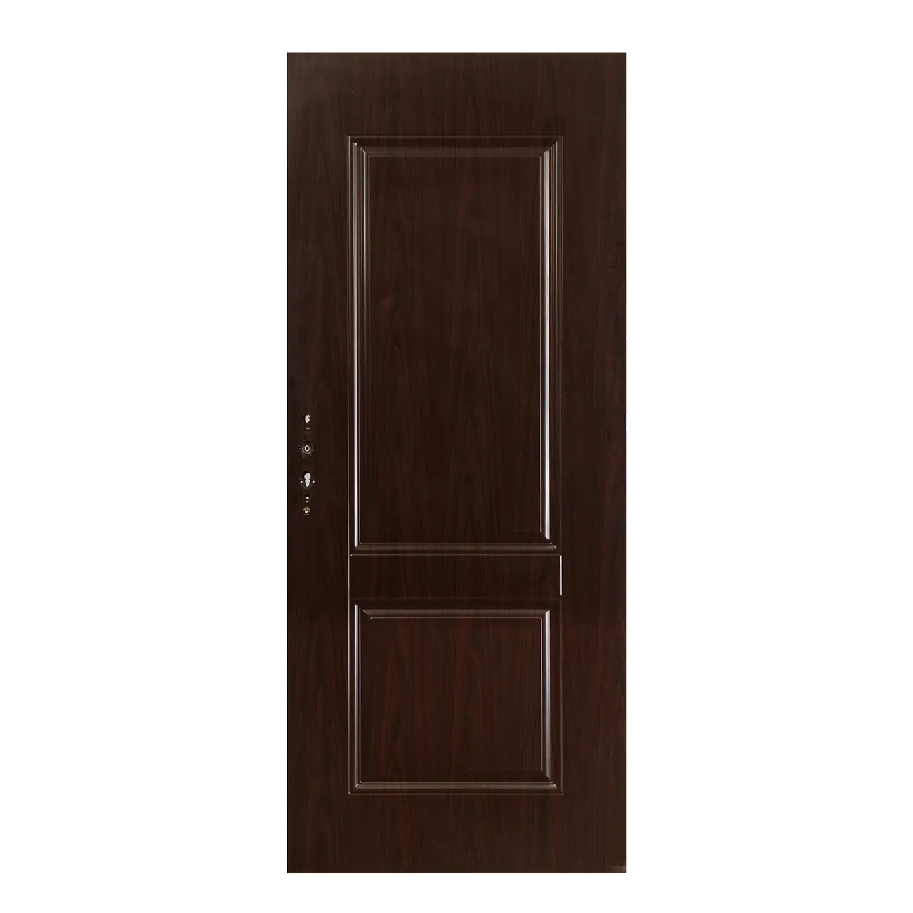 Porte d'entrée en acier personnalisée, bas prix, insonorisée, pour intérieur de chambre à coucher, en bois, avec cadre, livraison gratuite