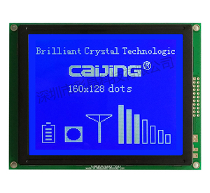 Interfaz paralela programable de 3V personalizada de fábrica, matriz de puntos 160x128, módulo de pantalla LCD gráfico monocromático, tipo de seguridad STN - Product Image 3
