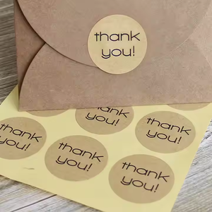 Vinyl Paper Kraft Adhesive Rolls High Quality Custom Self Waterproof Adhesive <strong>Decals</strong> for Envelope Packing - Product Image 6