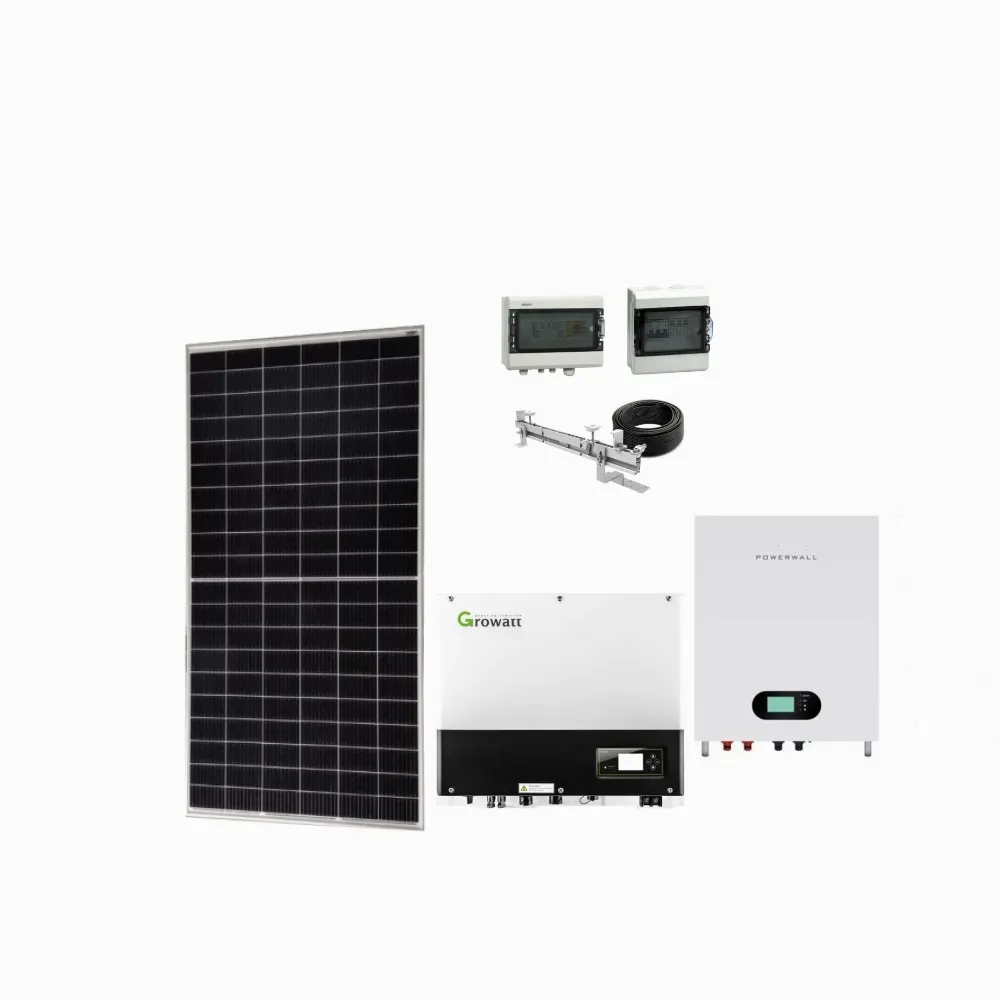 Sistema de energía solar híbrido en red Kit solar monocristalino de tecnología solar de 5KW sin conexión Red de ala Sonos Arc Set