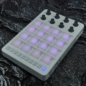 M-VAVE SMC-PAD контроллер MIDI Strike Pad RGB подсветка MIDI клавиатура BT соединение низкая задержка 3,5 мм выходной интерфейс MIDI Pad - Product Image 2