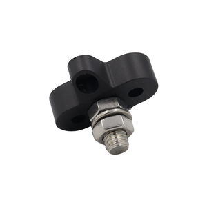 母线M10配电块3/8 ”正单电源接线柱绝缘接线柱重型48V，黑色 - Product Image 2