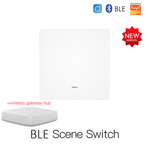 1/2/3组无线按钮一键控制图雅应用Wifi Zigbee BLE场景开关 - Product Image 2