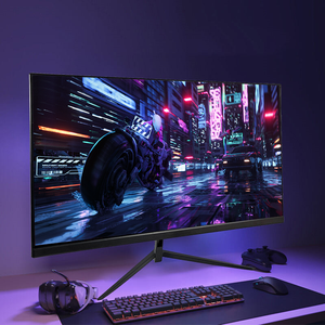 Fabrika toptan 23.8 24 inç düz IPS VA çerçevesiz 1K 1080p 60 75 100 144 165 Hz bilgisayar oyun monitörü RGB ışık ile - Product Image 1