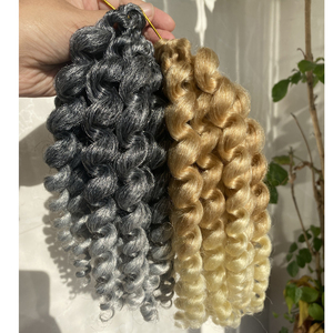 Bán Buôn 2X Giá Trị Afro Thư Bị Trả Lại Twist Mô Hình Wand Curl Crochet Bện Nhiệt Độ Cao Sợi Tổng Hợp Tóc Mở Rộng - Product Image 1