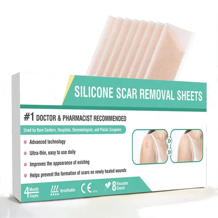 Медицинский силиконовый лист для лечения шрамов для старых и новых шрамов на продажу