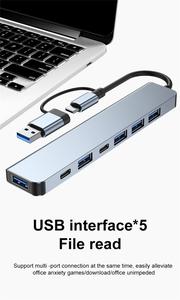 USB-Hub mit mehreren Anschlüssen USB-Verteiler PC-Computer-Hub USB 3.0 - Product Image 6
