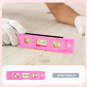Basic Pink 149pcs Home Repair Tool Set for Women <strong>Small</strong> Tool <strong>Kit</strong> with Plastic Toolbox for Easy Repairs - Product Image 4