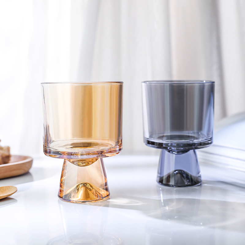 New popular high foot ice cream glass dessert juice glass bar cocktail glass